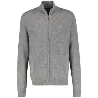 Lerros Schurwoll-Strickjacke mit Kaschmiranteil - Platinum grey melange) - S