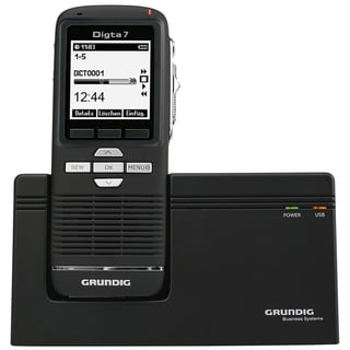 Grundig Digta 7 Premium Set mit DigtaSoft Pro - Type 703 (2 GB), Diktiergerät