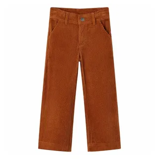 vidaXL Kinderhose Cord Cognac 104