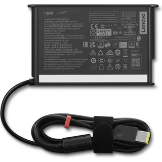 Lenovo ThinkCentre 230W AC Adapter Gen 2 (Slim Tip) EU 4X21L38742 (135 W), Notebook Netzteil, Schwarz
