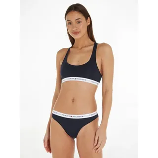 Tommy Hilfiger Underwear Bikinislip mit Logo auf dem Taillenbund blau S (36)