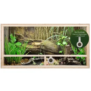 Repiterra Terrarium hochwertig mit Seitenbelüftung 120x50x50 cm, mit Glasfront und aus Wärme-isolierenden OSB-Platten
