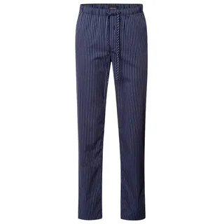 Hanro Pyjamahose Night & Day Blau/Weiß XXL