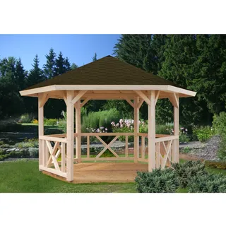 Palmako Betty 4,23 x 4,23 m Weiß