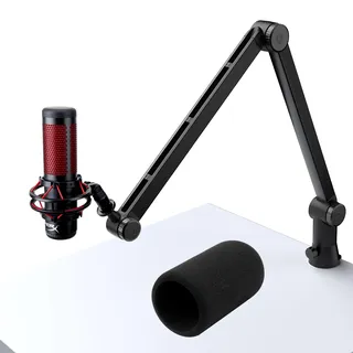 SUNMON für Hyperx QuadCast Universeller Mikrofon Arm - 360° drehbarer Mikrofon Halterung Tisch für Rode NT Blue Yeti Fifine AM8 K688 Seiren V3 Mini Stabiler Boom Arm für schwere Mikrofone