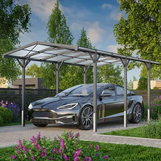 GFP  2,85x5,05m Carport, Anthrazit - (GFPV00801)