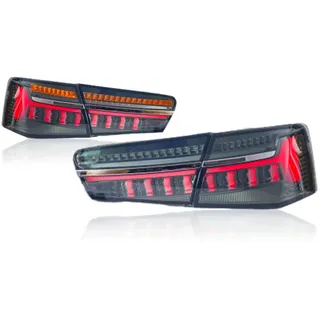 WzFacai6 Auto Rücklicht Montage Für Audi A6 C7 2012 2013 2014 2015 2016,Auto Rücklicht Montage Bremslicht Blinker Links/Rechts Ersatzteile