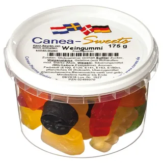 Canea-Sweets Englisches WEINGUMMI Dose, 1er Pack (1 x 175 g)