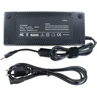 AGI Netzteil kompatibel mit Toshiba Qosmio X70-B-10D (120 W), Notebook Netzteil, Schwarz