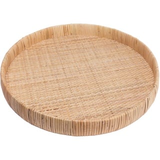 Trendline Deko Tablett Rattan Ø 45 cm natur