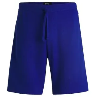 Boss Waffle Nightwear Shorts Blau Small Herren