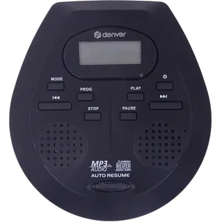Denver DMP-395B, Schwarz Tragbarer CD-Player