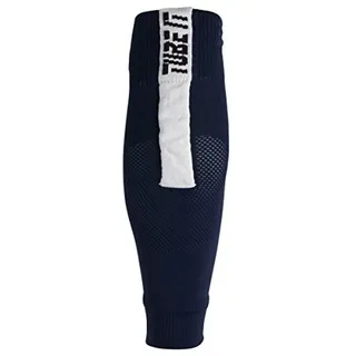Uhlsport TUBE IT Fußball Sleeve-Stutzen marine/weiss 28-32