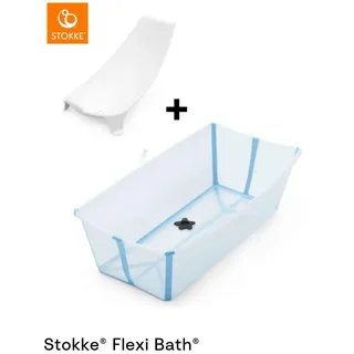 Stokke Flexi Bath® XL Bundle Ocean Blue inkl. Newborn Support, Blau