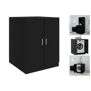 vidaXL Waschmaschinenschrank Schwarz 71x71,5x91,5 cm