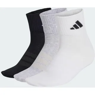 adidas THIN&LIGHT SPORTSWEAR ANKLE SOCKEN 3ER-PACK - medium grey heather/white/black, 31-33