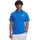 UA ICON Polo Grau/Blau XL
