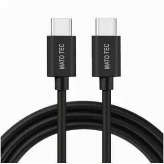 Alpha Electronics Schnellladekabel passt für Samsung Galaxy S23 S22 S21 S20 S10 Smartphone-Kabel, USB-C, USB-C (100 cm), Schnellladekabel 60W schwarz