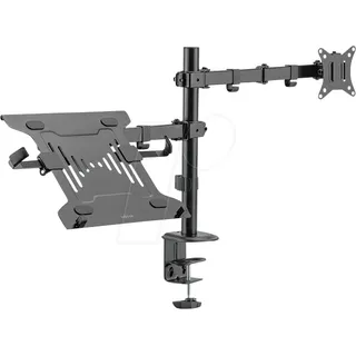 LOGILINK BP0175 - Monitor Halter, 1 Display 1 NB, 17'' - 32'', 376 mm, Tischmontage