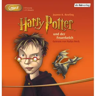 Harry Potter 4 und der Feuerkelch. 2 MP3-CDs von Joanne K. Rowling/ J. K. Rowling / Hoerverlag DHV Der / CD's