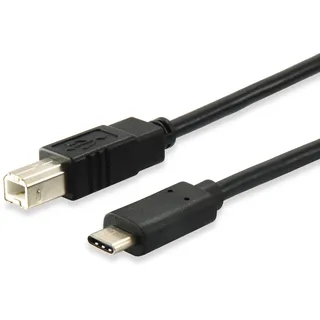Equip USB-C auf USB-B 1 m Schwarz