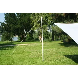 Floracord Metallstange für Sonnensegel 270 cm Stahl weiß