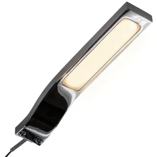 kalb Aufbauleuchte LED Aufbauleuchte 3W 3000K/ 4000K Schrankleuchte Set inkl. Netzteil, 1er Set, warmweiß silberfarben