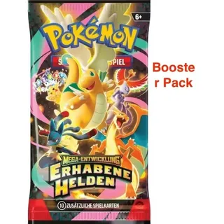 Pokemon - Mega Entwicklung Erhabene Helden Booster Pack (1x) DE - NEU OVP SEALED
