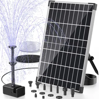 poposoap Solar Teichpumpe 12W