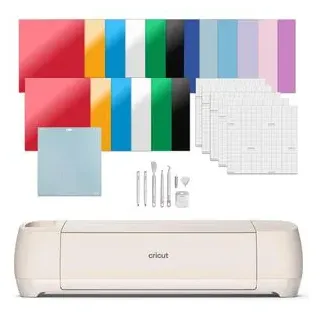 Cricut Schneideplotter + Transferpresse, Explore 4 Essentials Bundle