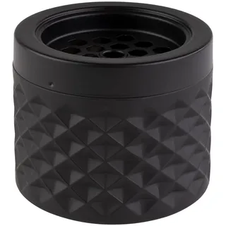 APS Windaschenbecher Ø 9,5 cm H: 8 cm Glas matt-schwarz