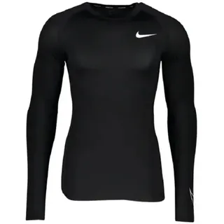 Nike Pro Dri-FIT langarm Funktionsshirt Herren black/white XL