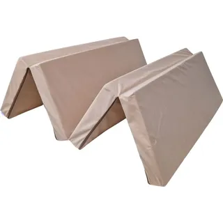 Natalia Spzoo - Klappmatratze Faltmatratze 200 x 140 x 8 cm 1009 - Beige