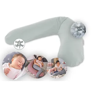 Stillkissen "Das Original" Polyester Hohlfaser Bezug 190 cm Farbe: 158 Grau