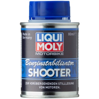 LIQUI MOLY Motorbike Benzinstabilisator Shooter | 80 ml | Motorrad Benzinadditiv | Art.-Nr.: 21600, farblos