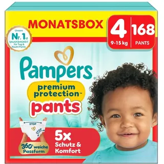 Pampers Premium Protection Pants Gr. 4 (9-15 kg) 168 St.