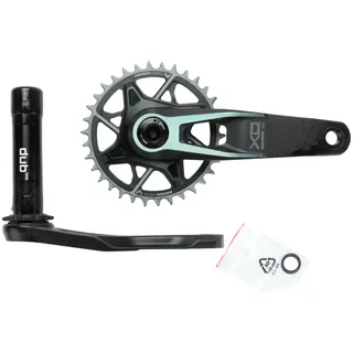 Sram X0 Eagle V2 12-f.,32Z,170mm,sw,DUB,Alu,DM,o.Innenlag