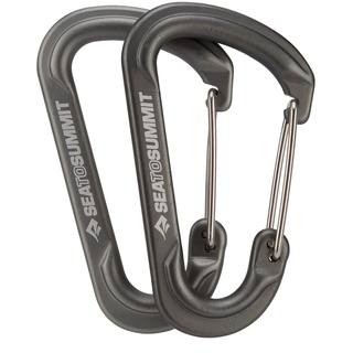 Sea to Summit Snap Hook 2 Units Grau