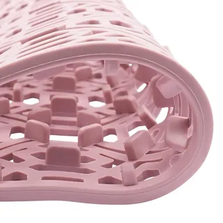 Spülbeckeneinlage Silikon Spülbeckenmatte, 40x27cm Hitzebeständige Abtropfmatte & Spülbeckenschutz - Rutschfeste Sink Einlage mit Erhöhten Füßen, Spülmaschinenfest Küchenzubehör für Arbeitsplatte