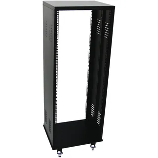 Omnitronic ROADINGER Stahl-Rack SR-19, 30HE | Pulverbeschichtetes Stahlrack, ideal für Festinstallationen