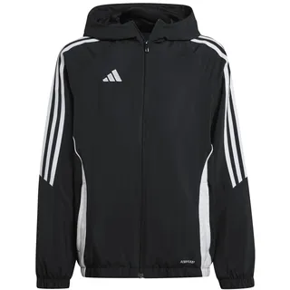 adidas Regenjacke Tiro 24 Schwarz/Weiß 140
