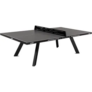 Gewo Tischtennisplatte Outdoor - Made in Germany - Wetterfeste 10mm Melaminharz Platte Grau Tischtennis/Ganzjahres Tischtennistisch Outdoor Wetterfest/Tischtennisplatte Wetterfest