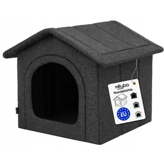 millybo Hundehöhle Hundebett Hundehaus Hundehütte S-XXXL Ökoleinen viele Farben