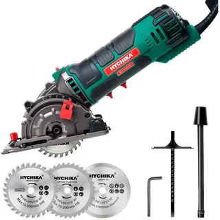 HYCHIKA BETTER TOOLS FOR BETTER LIFE Mini-Handkreissäge HYCHIKA Mini Circular Saw Hand-Held Circular Saw, 1-St. grün