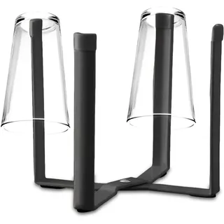Flaschenhalter für SodaStream, Flaschenständer, Babyflaschen Trockenständer, Faltbar Abtropfgestell Flaschen, Flaschentrockner, Standfest Flaschenständer zum Abtropfen, Flaschen Abtropfständer