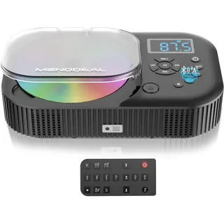 MONODEAL NEU 2025 CD Player Tragbar, CD Player Bluetooth mit Radio FM, Wiederaufladbar Tragbarer CD Player mit Lautsprecher, Discman CD Player, Unterstützung AUX/USB