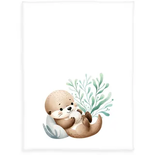 Herding baby best Babydecke Microfaserflausch 75x100 cm,