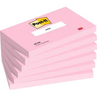 Post-it Haftnotizen Notes, 655-PNK 100 Blatt
