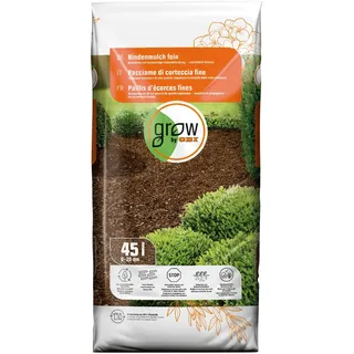 GROW by OBI Rindenmulch fein, 45l