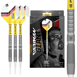 Target Darts Soft Gabriel Clemens G2 2023 19g Dartpfeile mit Kunststoffspitze 90% Tungsten